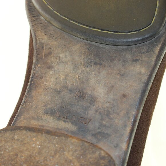 Louis Vuitton Brown Suede Leather Loafer Slip One Shoe (8.5 US) - Picture 14 of 14